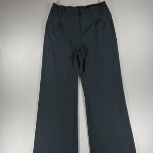 alo Pursuit Trouser High-Waist Wide Leg Long Tall Women’s Size Large Gray